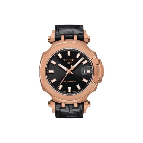 TISSOT Автоматический Механический Механизм Мужские Часы Race Collection 45 мм Черные