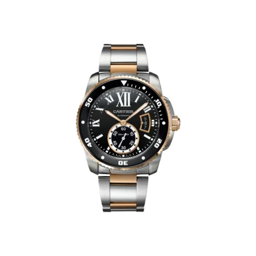 CARTIER Коллекция CALIBRE Автоматический Механический Часы Мужские Часы 42 мм Черный Циферблат