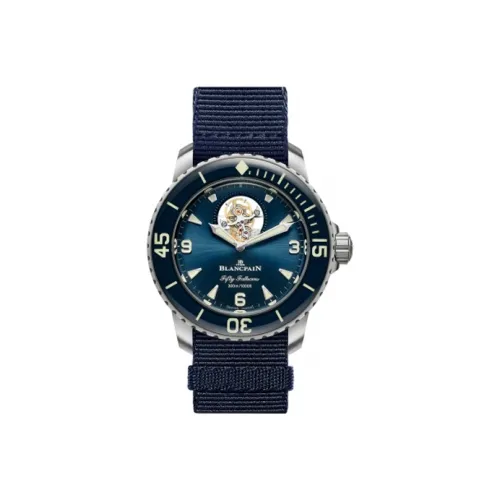 BLANCPAIN Автоматический Механический Часы Мужские FIFTY FATHOMS 45 мм Синий