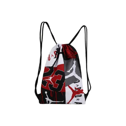 Jordan Полиэстер Спортивный Рюкзак Стандартный Унисекс Красный Белый