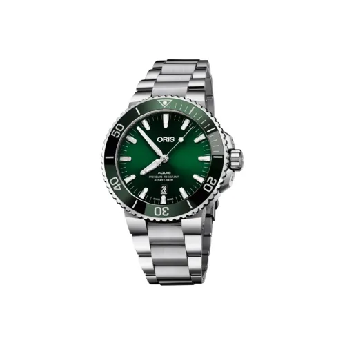 Oris Автоматический Механический Movement Унисекс Коллекция Diving Watch 39,5 мм Зеленый