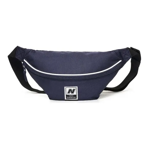 New Balance Полиэстер Сумка через плечо Бананка Унисекс Темно-синий