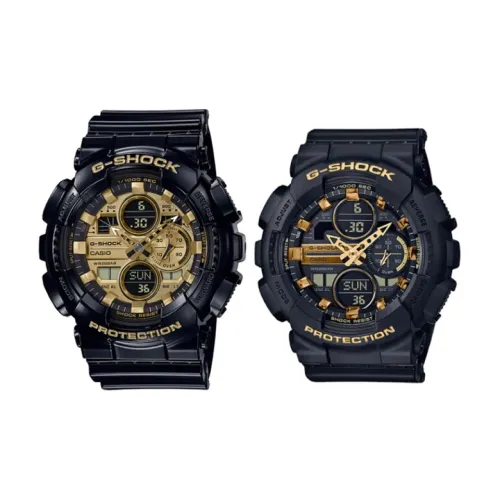 CASIO Кварцевый механизм Унисекс Парные часы Коллекция GA GMA Часы 55мм*51,2мм*16,9мм Черный