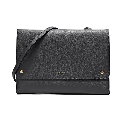 Burberry Кожа Конверт Сумка через плечо Женская Угольно-Серый