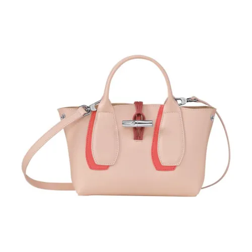 LONGCHAMP Roseau Коровья кожа Big Сумка Сумка через плечо Сумка Маленькая Женская Розовая и Красная