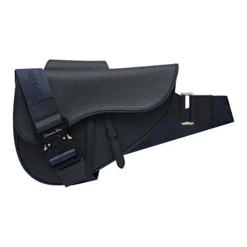 DIOR Седло с рельефом телячья кожа седло сумка сумка через плечо мужская морской синий
