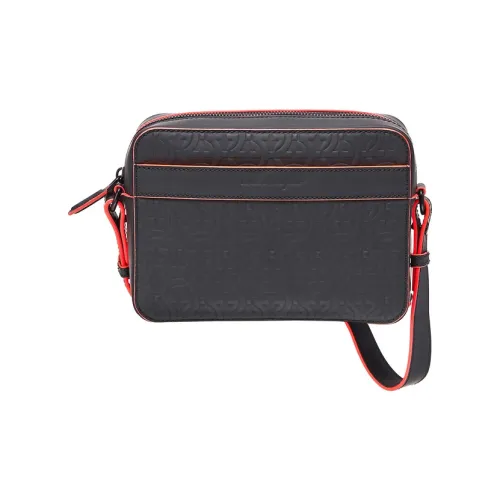 FERRAGAMO Кожа Camera Сумка Сумка через плечо Унисекс Черный