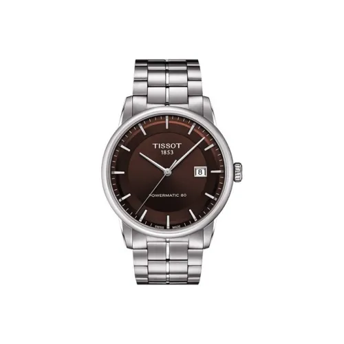 TISSOT Автоматический Механический Механизм Мужские Часы 41мм*9,75мм Черный