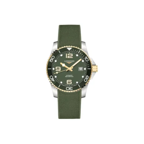 LONGINES Comcast Diving Collection Автоматический Механический Часы Мужские 41 мм Зеленый Циферблат