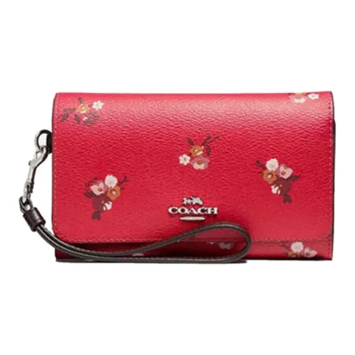 COACH Phone Canvas Чехол для телефона Маленький Женский Красный