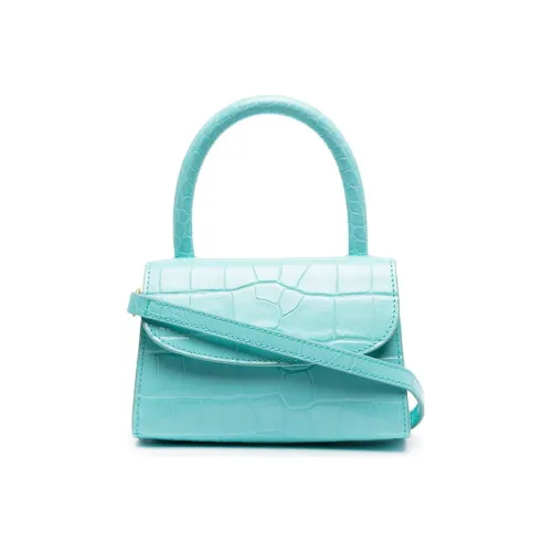 By Far Сумка через плечо из коровьей кожи мини женская светло-синяя