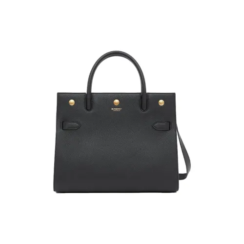 Burberry Title Коровья кожа Сумка Сумка через плечо Сумка через плечо Сумка Маленькая Женская Черная