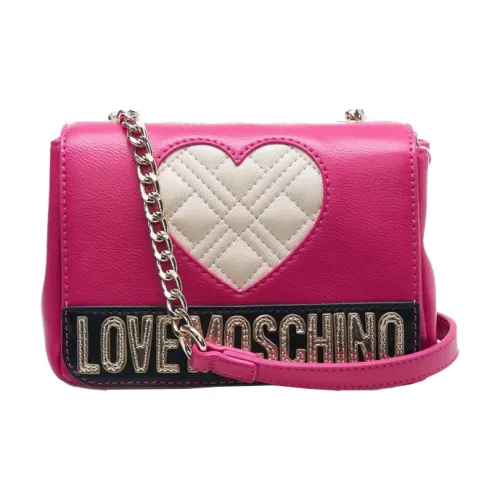 MOSCHINO ПУ (полиуретан) Сумка через плечо Мини Женская Розовая