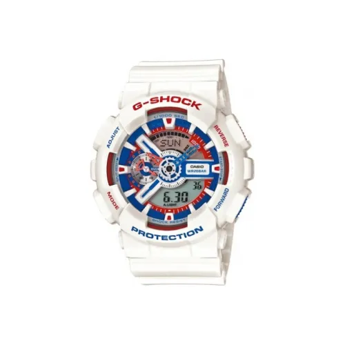 CASIO Кварцевый механизм Мужские часы Liquid Crystal/Analog Dual Display Series 55мм*51,2мм Синий