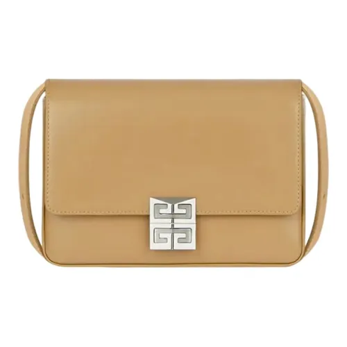 GIVENCHY 4G Коровья кожа Сумка через плечо Средняя Женская Бежевая