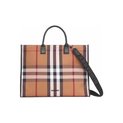 Burberry Холст и Кожа Сумка Сумка через плечо Сумка для мужчин Цвет Березовый Коричневый