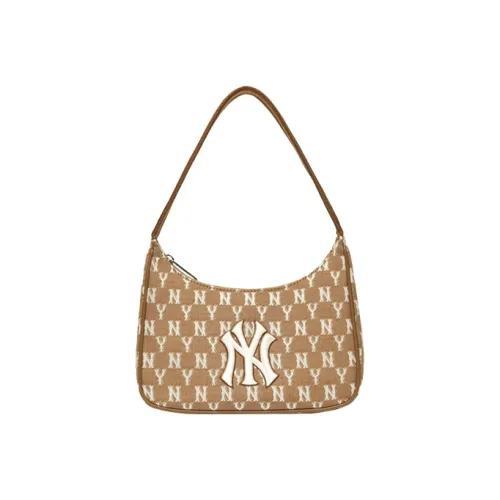 MLB Полиэстер Плечо Сумка Сумка через плечо Сумка Обычная Женская Бежевая