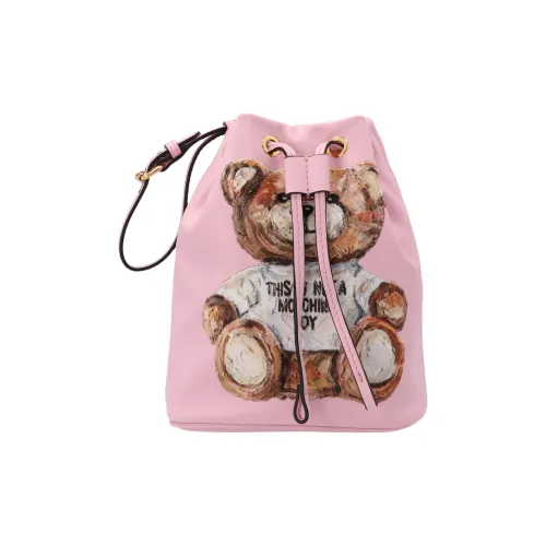 MOSCHINO Кожа Сумка через плечо Стандартная Женская Розовая