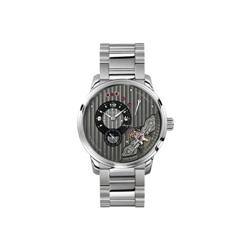 Glashütte Original Механизм с ручным заводом Мужские часы PANO 42 мм Серые