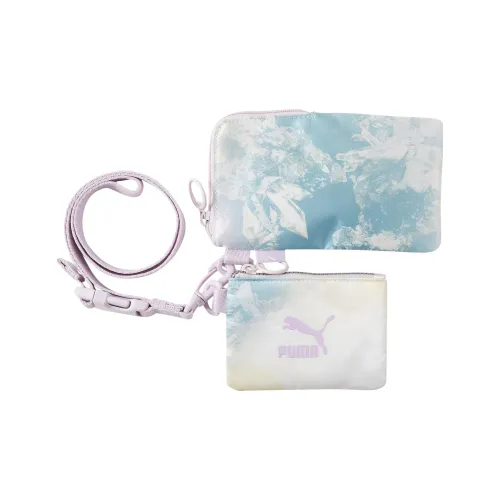 PUMA Ткань Халтер Сумка Кошелек для монет Сумка через плечо Сумка на плечо Стандартная Женская Лаванда