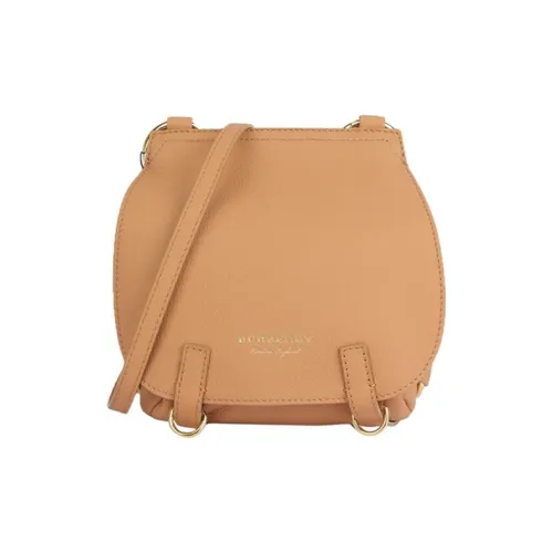 Burberry Сумка через плечо из коровьей кожи женская светло-оранжевая