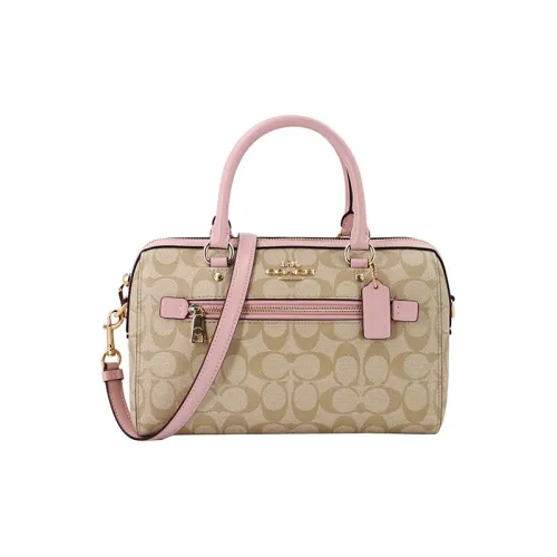 COACH Rowan Кожа Бостон Сумка Pillow Bag Сумка через плечо Medium Женская