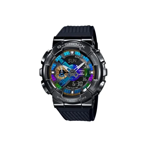 CASIO Кварцевый механизм Женские Full Metal Коллекция Disk Watch 51,9 мм*48,8 мм*16,9 мм Многоцветный