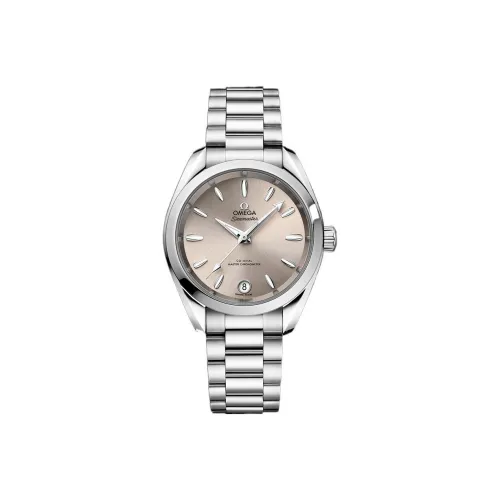 OMEGA AQUA TERRA 150 метров Автоматический Механический Механизм Женские Часы 34 мм Серый Циферблат