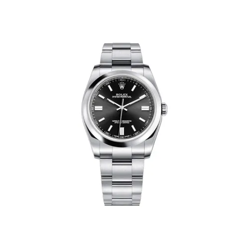 ROLEX Автоматический Механический Часы Мужские Oyster Perpetual 36 мм Черные