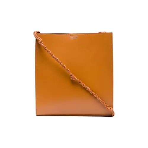 JIL SANDER Сумка через плечо из кожи женская коричневая