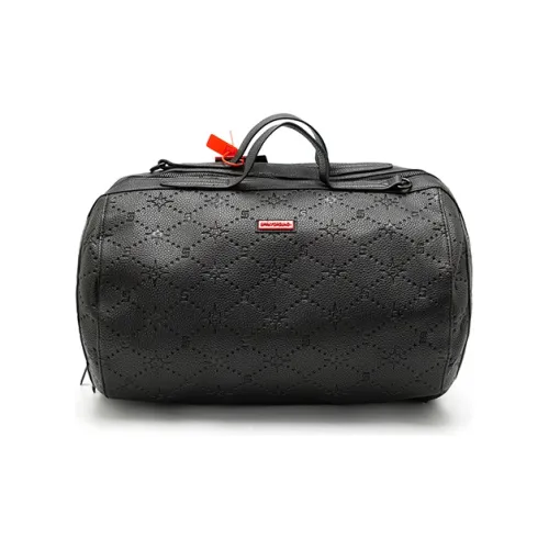 SPRAYGROUND ПУ (полиуретан) Дорожная сумка Сумка Средний Унисекс Черный