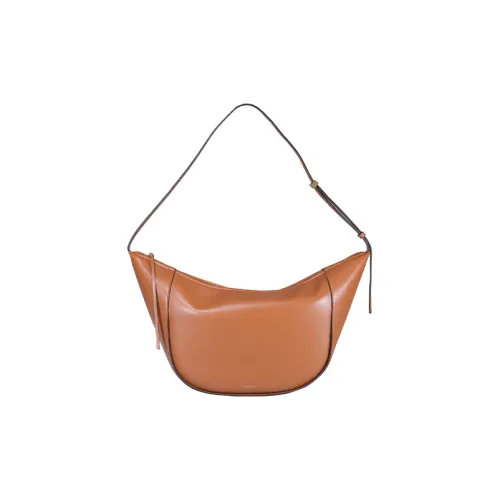 Wandler Кожа Сумка через плечо Большая Женская Коричневая