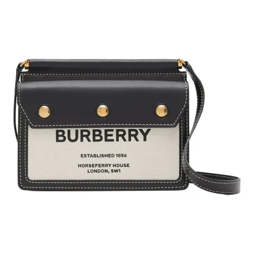 Burberry Horseferry Коровья кожа Сумка через плечо Сумка на плечо Женская Черная