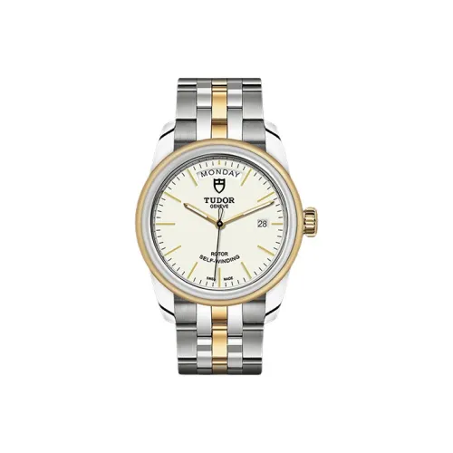 TUDOR Jun Jue Series Автоматический Механический Механизм Мужские Часы Часы 39 мм Белый Циферблат