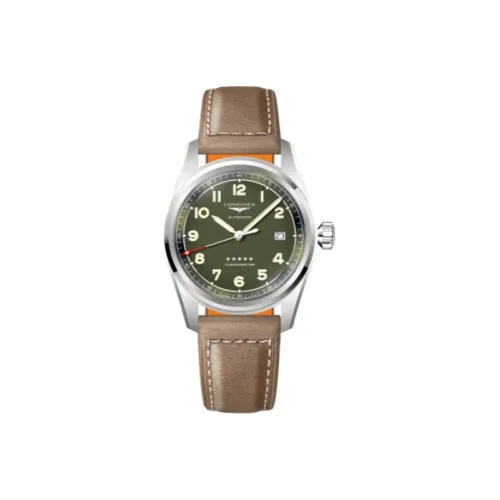 LONGINES Spirit Collection Автоматический Механический Часы Мужские 40 мм Зеленый Циферблат