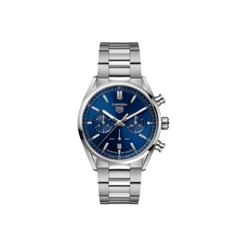 TAG Heuer Carrera Collection Автоматический Механический Механизм Мужские Часы Часы 42 мм Синий Циферблат