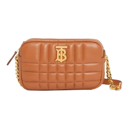 Burberry Lola Сумка Sheepskin Camera Сумка Сумка через плечо Сумка Мини Женская Maple Brown Orange