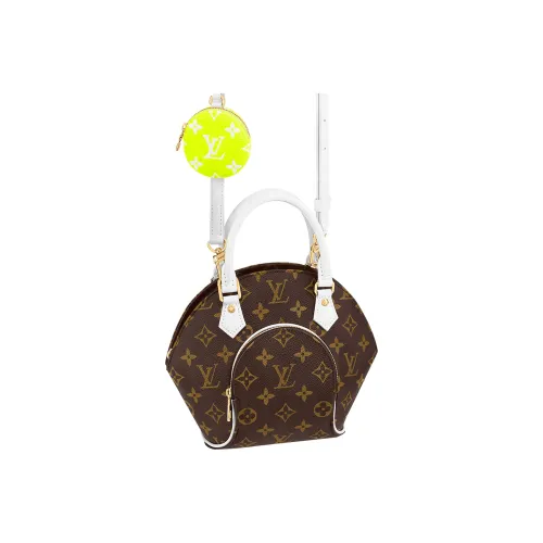 LOUIS VUITTON LV Match Холст с кожей River Улитка Сумка Сумка Сумка через плечо Сумка через плечо Маленькая Женская Коричневая