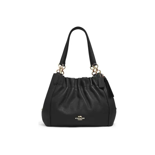 COACH Maya Кожа Сумка через плечо Женская Черная