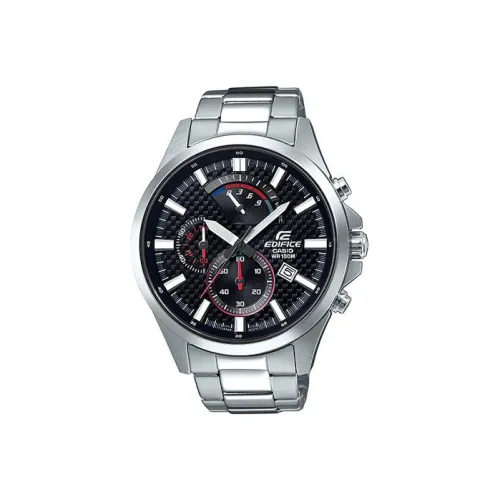 CASIO EDIFICE Collection Кварцевый механизм нержавеющая сталь ремешок часы для мужчин черный циферблат EFV 530D 1A