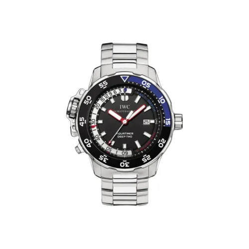 IWC Автоматический Механический Мужской Часы Ocean Time Series 46 мм Черные