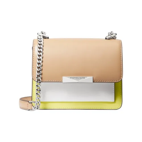 MICHAEL KORS Нефритовая кожа Сумка через плечо Мини Женская Оранжевый Желтый Белый