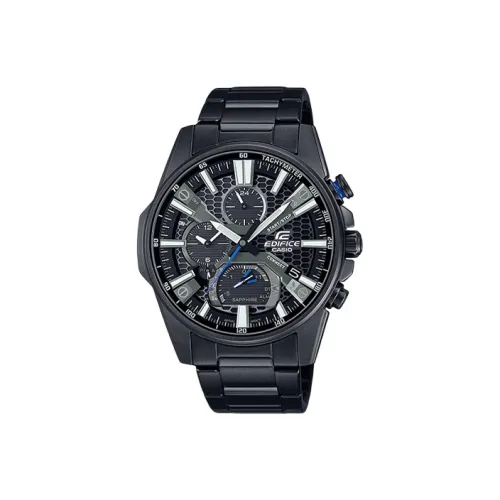 CASIO EDIFICE Collection Кварцевый механизм нержавеющая сталь ремешок часы для мужчин черный циферблат EQB 1200DC 1A