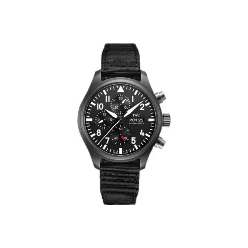 IWC Автоматический Механический Часы Мужской Pilot Collection 44,5 мм Черные