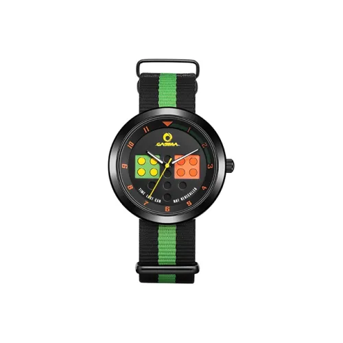 CASIMA Кварцевый механизм Мужские часы Originality 42mm*44,5mm*9mm Черные