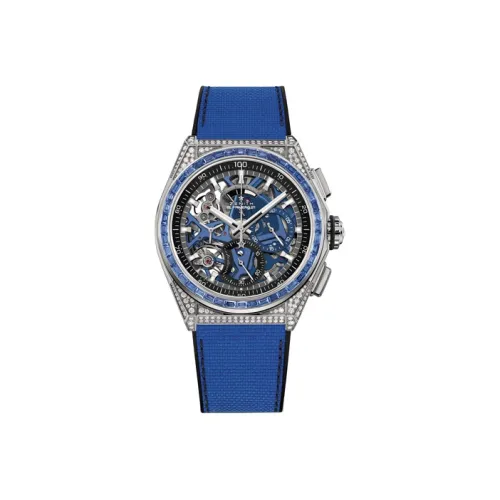 Zenith Автоматический Механический Часы Мужские из Коллекции DEFY, 44 мм, Синий