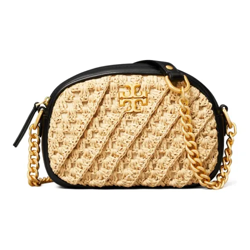 TORY BURCH Kira (Красный) Вязаная ткань Сумка через плечо Маленькая Женская Естественный Бежевый