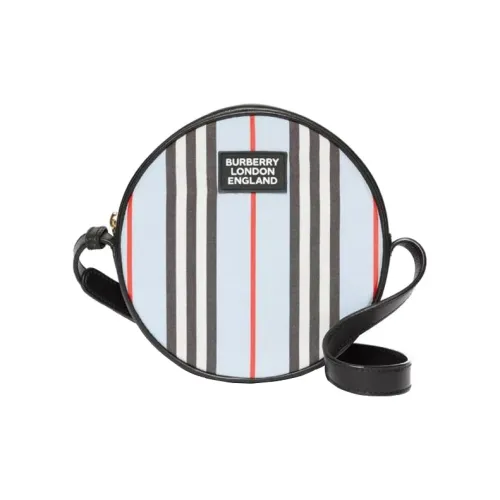 Burberry Кожа Маленькая Круглая Сумка Сумка через плечо Женская Многоцветная