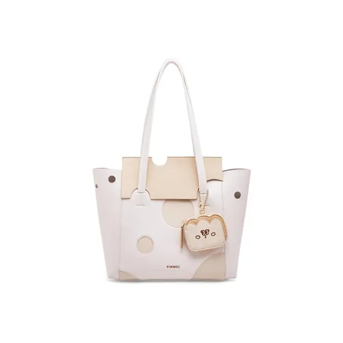 Sound For Life ПУ (полиуретан) Коммутирование Сумка Тоут Сумка Сумка для покупок Сумка Сумка через плечо Женская Коричневый Экрю