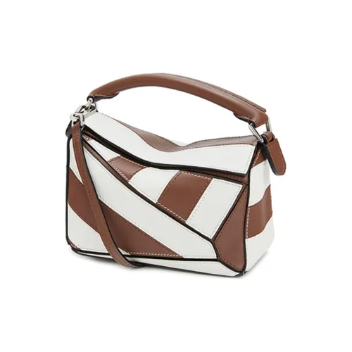 LOEWE Пазл Коровья кожа Геометрический Пазл Сумка Сумка Сумка через плечо Сумка через плечо Мини Женская Многоцветная